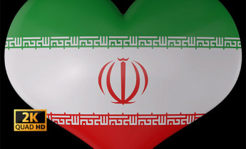 فوتیج پرچم ایران