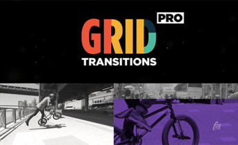 پروژه افترافکت نمایش ترانزیشن چندمنظوره (grid transitions)