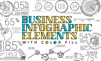 پروژه افترافکت ابزار اینفوگرافیک المنت تجاری