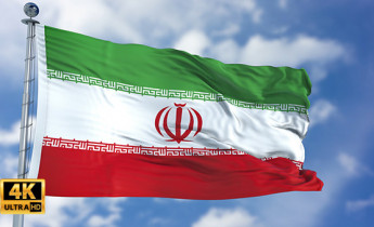 ﻿فوتیج ویدیویی پرچم ایران