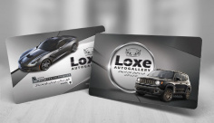 طرح لایه باز کارت ویزیت نمایشگاه اتومبیل