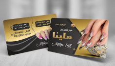 طرح لایه باز کارت ویزیت کاشت ناخن