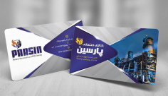 طرح لایه باز کارت ویزیت صنایع پتروشیمی و پالایشگاه