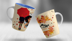 طرح لایه باز سابلیمیشن ماگ تبلیغاتی متولدین مهر