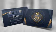 کارت ویزیت لایه باز فروشگاه مبل
