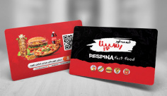 طرح لایه باز کارت ویزیت فست فود