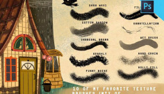 مجموعه ابزارهای فتوشاپ براش مختلف و گوناگون