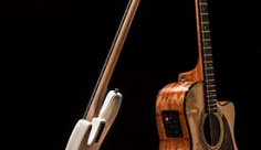 عکس گیتار کلاسیک و گیتار برقی