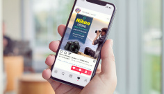 طرح لایه باز بنر اینستگرام ویژه دوربین عکاسی