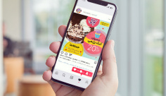 طرح لایه باز بنر اینستگرام ویژه شیرینی سرا