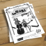 طرح لایه باز ست تبلیغاتی آموزشگاه موسیقی (تراکت رنگی، کارت ویزیت، تابلو سردرب ، تراکت ریسو )