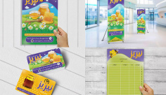 طرح ست تبلیغاتی عسل فروشی