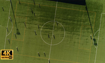 فیلم هوایی از زمین فوتبال