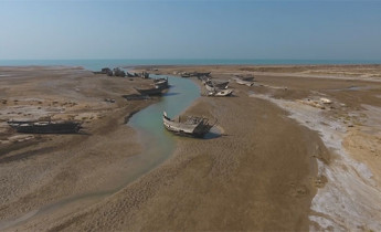 ﻿تصاویر ایران تصویر هوایی لنج و دریا