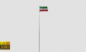 فوتیج تصویری پرچم ایران
