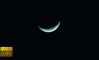 فوتیج ویدیویی حرکت ماه