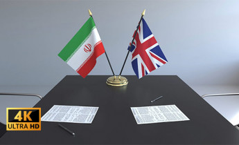 فوتیج ویدیویی مذاکره ایران و انگلستان