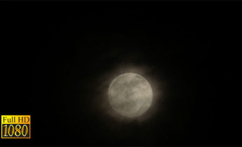 تایم لپس ویدیویی حرکت ماه