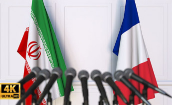 فوتیج ویدیویی مذاکره ایران و فرانسه