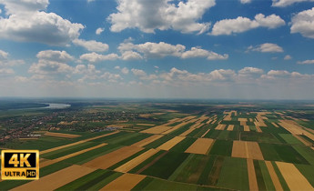فیلم هوایی مزرعه های کشاورزی