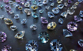 بک گراند ویدیویی الماس براق رنگارنگ