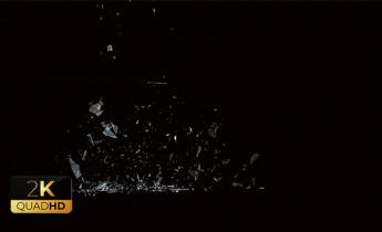 فوتیج ویدیویی شکستن شیشه