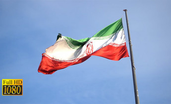 ﻿فوتیج ویدیویی پرچم ایران