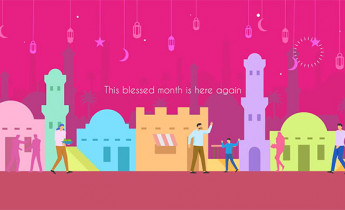 پروژه افترافکت انیمیشن ماه رمضان