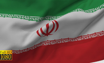 ﻿فوتیج تصویری پرچم ایران