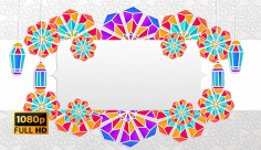 بک گراند ویدیویی نقوش و کادر اسلیمی