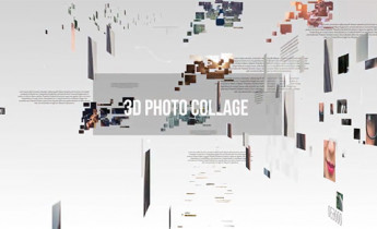 پروژه افترافکت اسلایدشو گالری عکس 3D