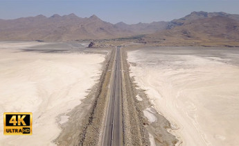 فیلم هوایی جاده دریاچه ی ارومیه