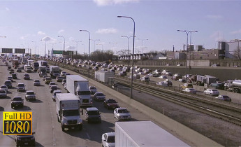 فوتیج ویدیویی ترافیک شهری
