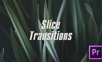 پروژه پریمیر مجموعه ترانزیشن Slice
