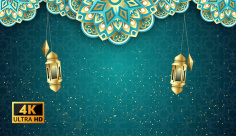 بک گراند ویدیویی نقوش و کادر اسلیمی