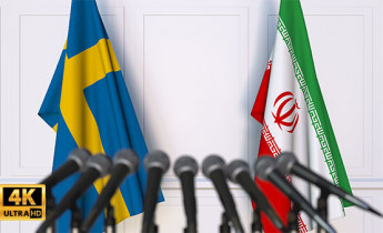 فوتیج ویدیویی مذاکره ایران و سوئد