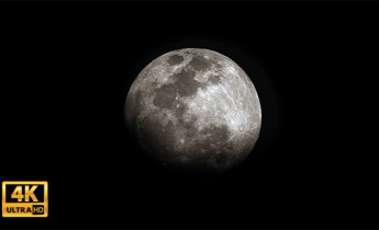 فیلم خام از نمای نزدیک کره ماه