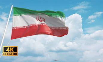 فیلم استوک پرچم ایران
