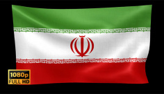 فوتیج ویدویویی پرچم ایران