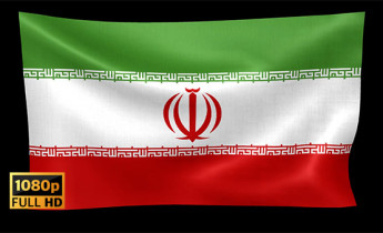 فوتیج ویدویویی پرچم ایران