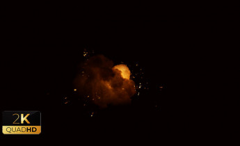 فوتیج ویدیویی انفجار و جرقه