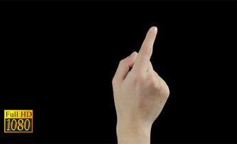 فوتیج ویدیویی حرکت انگشت دست