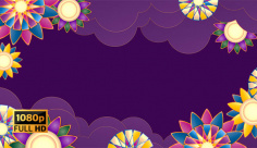 بک گراند ویدیویی نقوش و کادر اسلیمی