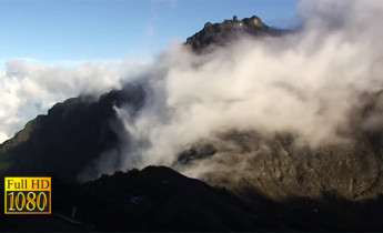 فوتیج ویدیویی تایم لپس کوهستان