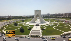 فیلم هوایی میدان و برج آزادی تهران