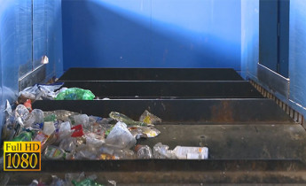 فوتیج ویدیویی بارگیری زباله