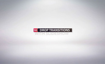 پروژه افترافکت مجموعه ترانزیشن Drop Transitions