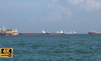 فیلم کشتی نفتی در دریا
