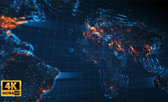 فوتیج ویدیویی نقشه کشورهای جهان