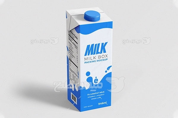 موکاپ شیر